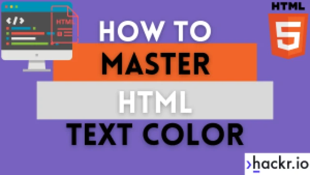 HTML Text Color | Docs With Examples
